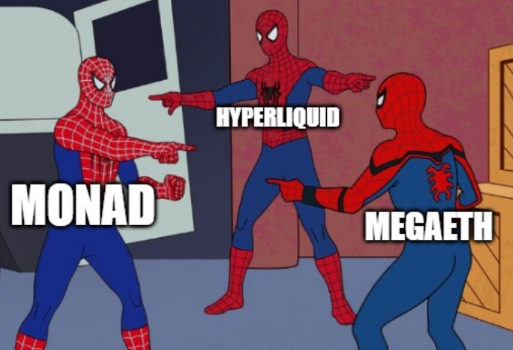 MegaETH、Monad、Hyperliquid谁是即时区块链交易的领跑者