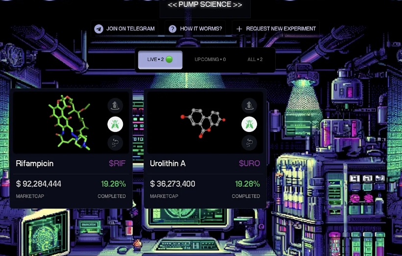 Pump Science 将加密货币与科学研究相结合，专注于长寿实验研究
